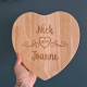Wooden Heart Chopping Board
