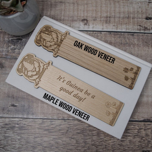 Wooden Guinea Pig Bookmark