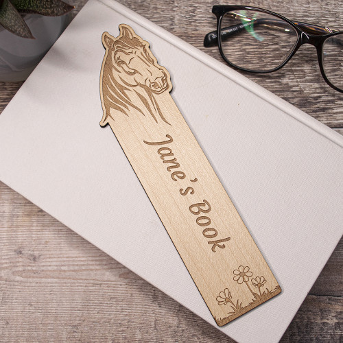 Wooden Horse Bookmark