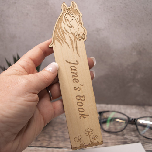 Wooden Horse Bookmark