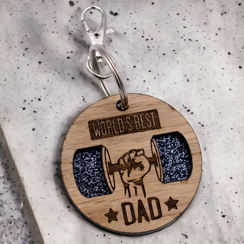 World's Best Dad Keyring World's Best Dad Keyring