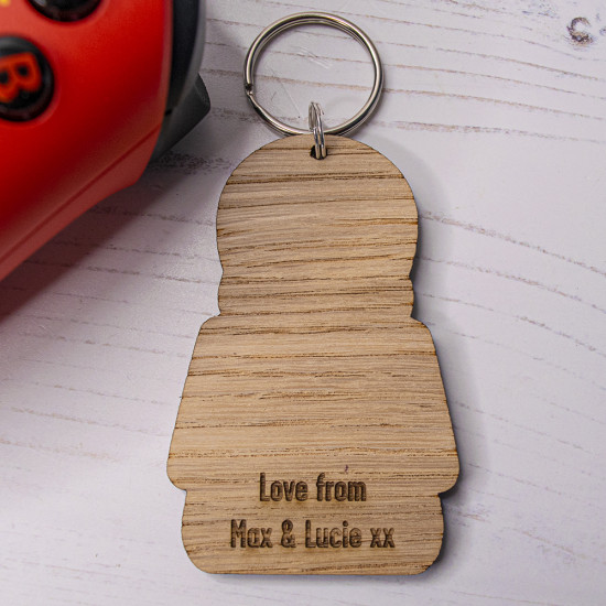 Hardcore Gamer Dad Keyring Hardcore Gamer Dad Keyring