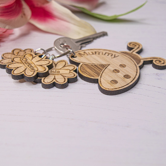 Ladybird and Charms Keyring Ladybird and Charms Keyring