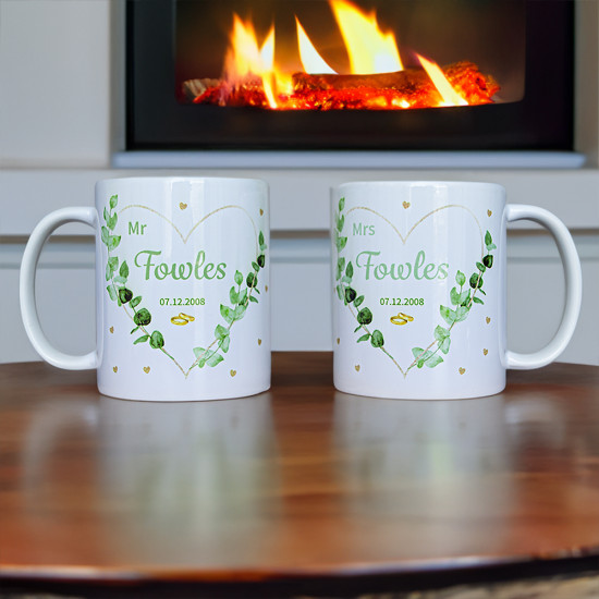 Mr and Mrs Wedding Mugs