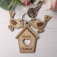 Lovebirds and House Keyring Lovebirds and House Keyring