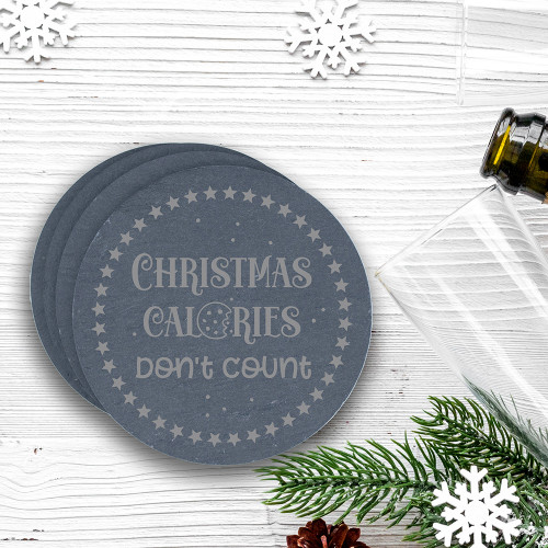 Christmas Calories Don't Count Coasters