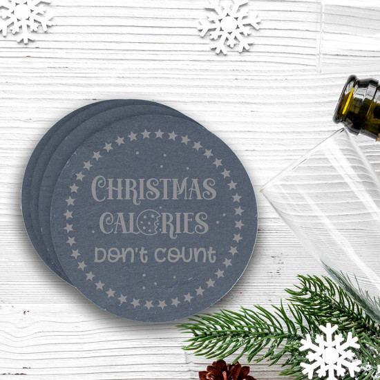 Christmas Calories Don't Count Coasters