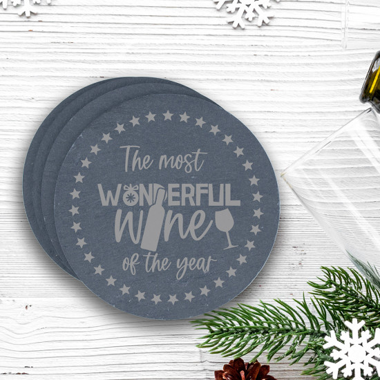 Most Wonder Wine of the Year Coasters