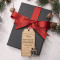 Wooden Christmas Gift Tag - Gift Box