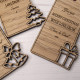 Wooden Christmas Gift Tag - Gift Box