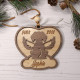 Dog Memorial Christmas Ornament