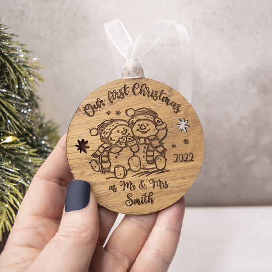 Our First Christmas as Married Couple Bauble