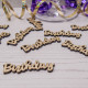 Wooden Birthday Party Table Confetti