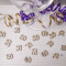Wooden Number Table Confetti - Maple