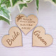 Wooden Wedding Table Place Names - Maple