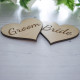 Wooden Wedding Table Place Names - Maple