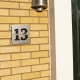 Contemporary House Number Sign