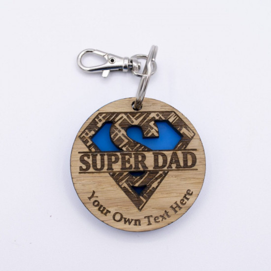 Super Dad Keyring Super Dad Keyring