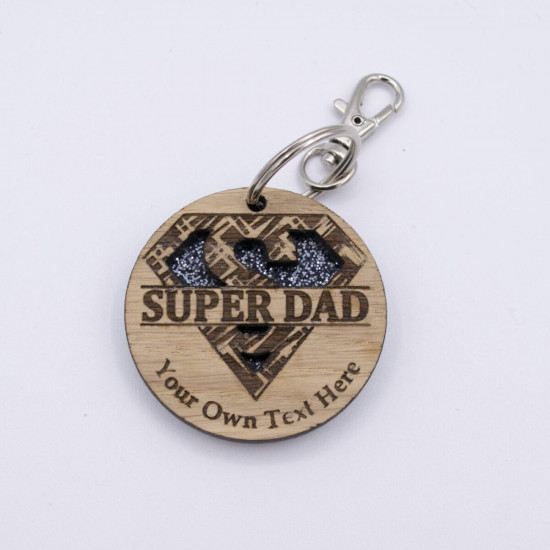Super Dad Keyring Super Dad Keyring
