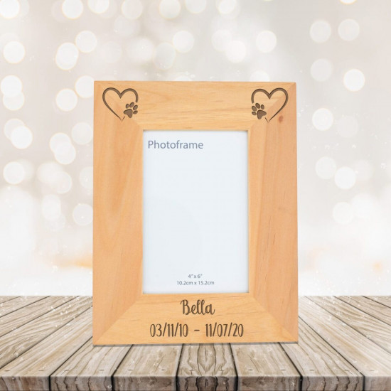 Pet Memorial Photo Frame - Portrait