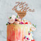 Wooden Wedding Cake Topper -  Mr & Mrs