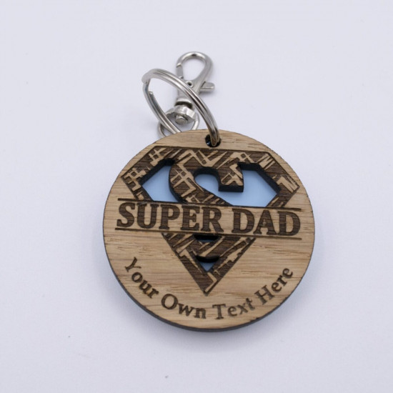 Super Dad Keyring Super Dad Keyring