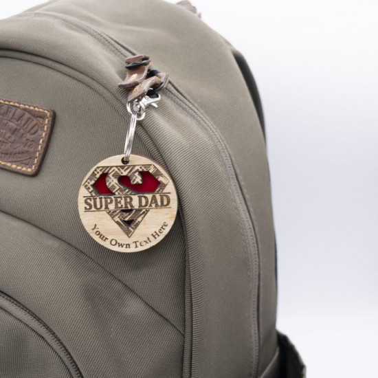 Super Dad Keyring Super Dad Keyring