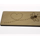 Engraved Wooden Bee Bookmark - Bee Kind