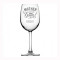 Engraved Wine Glass - Mother of the Groom