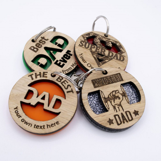 Super Dad Keyring Super Dad Keyring
