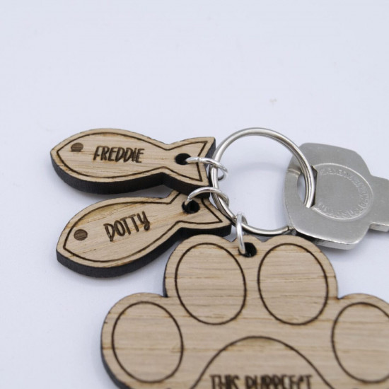 Cat Dad Keyring Cat Dad Keyring