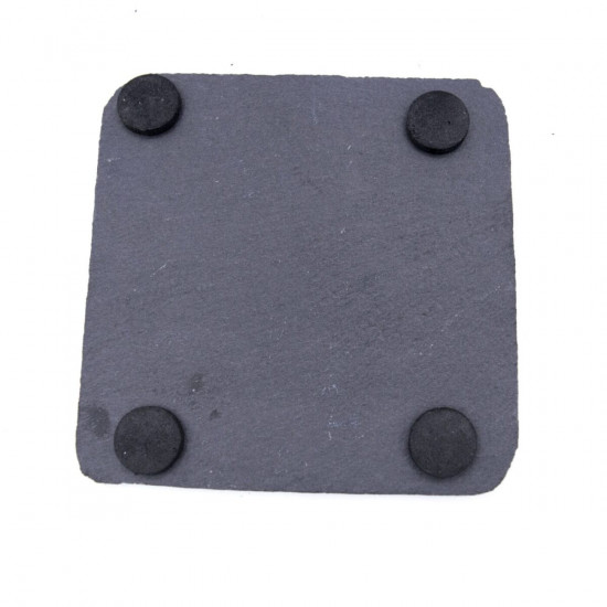 Set of 4 Slate Family Bar Coasters