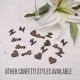 Wooden Love Table Confetti - Walnut