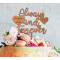 Wooden Wedding Cake Topper - Always and Forever