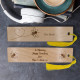 Engraved Wooden Bee Bookmark - Bee Kind