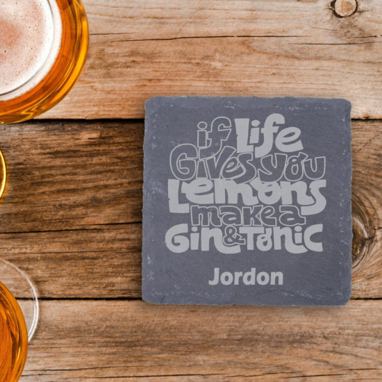 Bar Coaster - If Life Gives you Lemons
