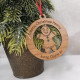 Wooden Christmas Tree Bauble - Gingerbread Lady