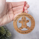 Wooden Christmas Tree Bauble - Gingerbread Man