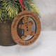 Wooden Christmas Tree Bauble - Gingerbread Man