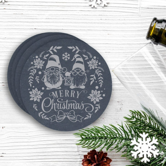 Christmas Gnome Coasters 