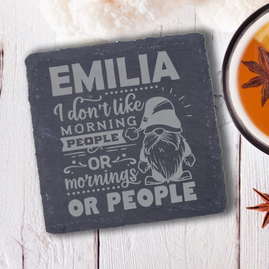 Slate Gnome Coaster