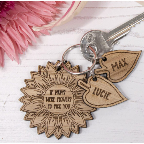 If Mums Were Flowers Keyring If Mums Were Flowers Keyring