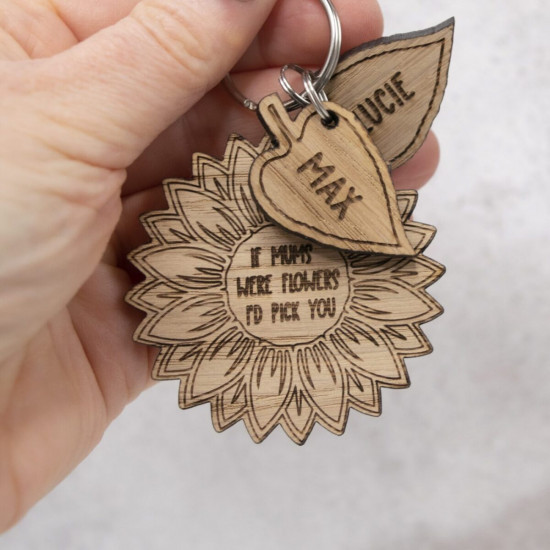 If Mums Were Flowers Keyring If Mums Were Flowers Keyring