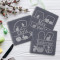 Slate Monogram Easter Coaster