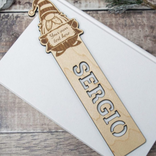 Wooden Gnome Bookmark Wooden Gnome Bookmark
