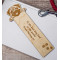 Wooden Pug Bookmark