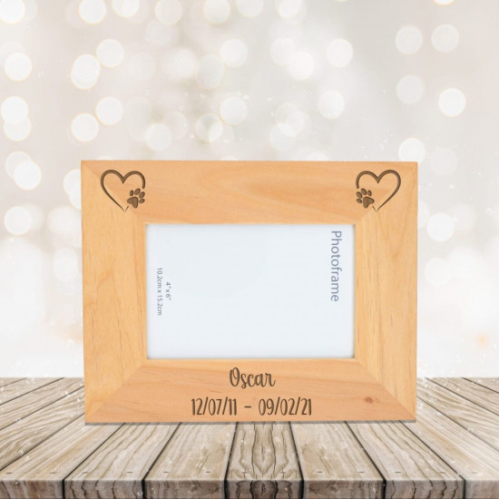 Pet Memorial Photo Frame - Landscape