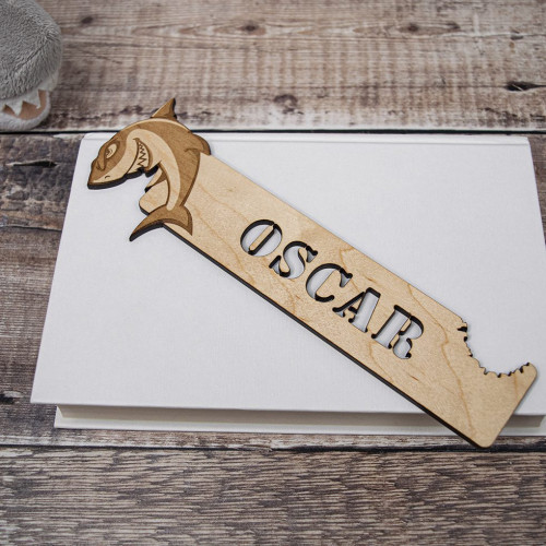 Wooden Shark Bookmark