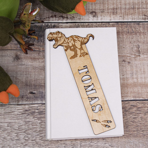 Wooden Dinosaur Bookmark Wooden Dinosaur Bookmark