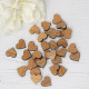 Wooden Hearts Table Confetti